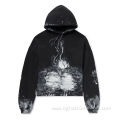 Washed French Terry Pullover Men Hoodie